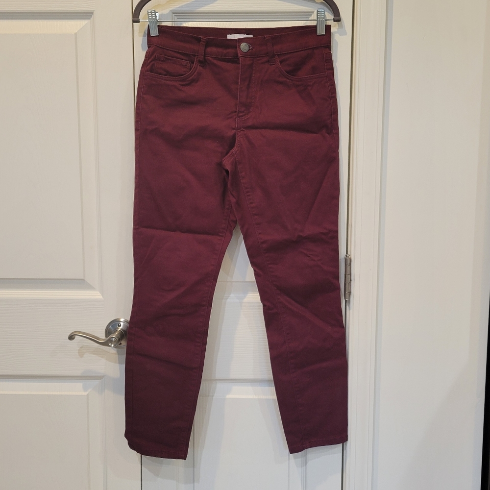 LOFT Burgundy Jean's 1E10
